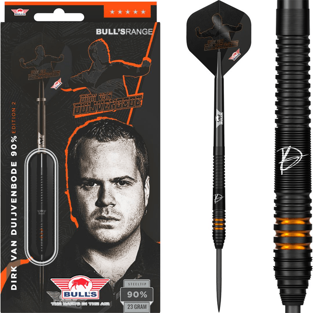 Bulls Dirk Van Duijvenbode Black Edition 2 90% Steel Tip