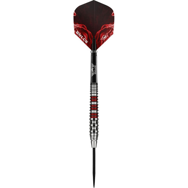 Bulls Smoke Darts Style A Ringed Black & Red