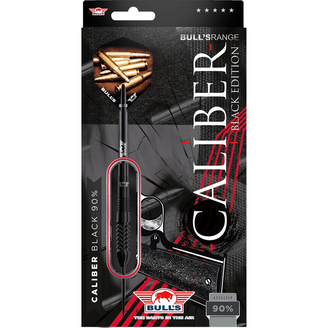 Bulls Caliber Black Darts 90% Steel Tip
