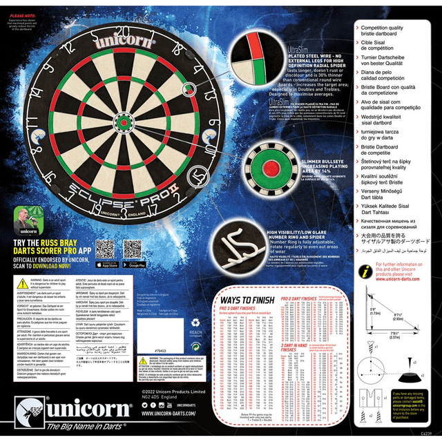 Unicorn Eclipse Pro 2 Dartboard