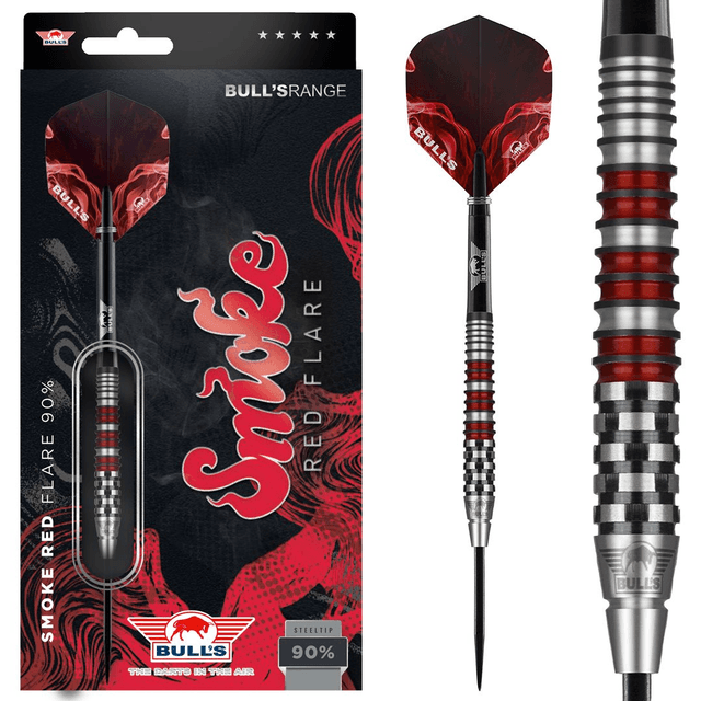Bulls Smoke Darts Style A Ringed Black &amp; Red